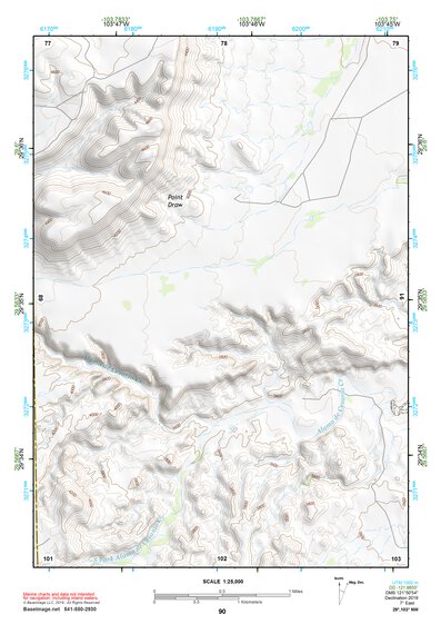 29103NW Page 90 Santiago Mountains Topo Preview 1