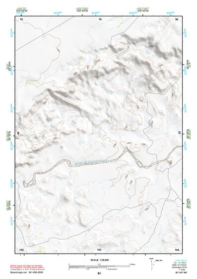 29103NW Page 91 Santiago Mountains Topo Preview 1