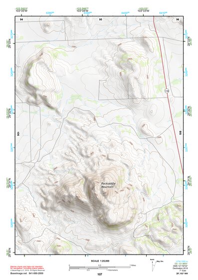 29103NW Page 107 Santiago Mountains Topo Preview 1