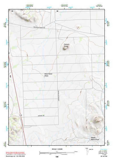 29103NW Page 108 Santiago Mountains Topo Preview 1