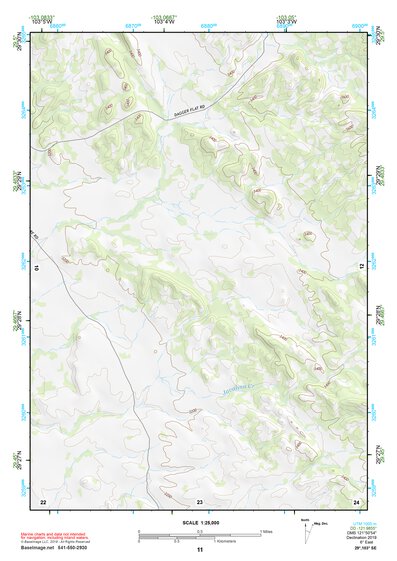 29103SE Page 11 Chisos Mountains Topo Preview 1