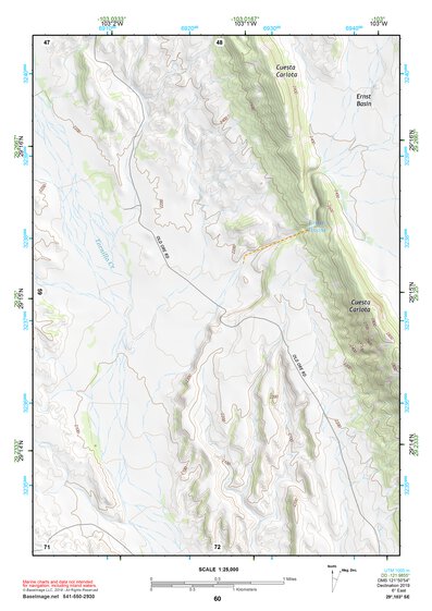 29103SE Page 60 Chisos Mountains Topo Preview 1