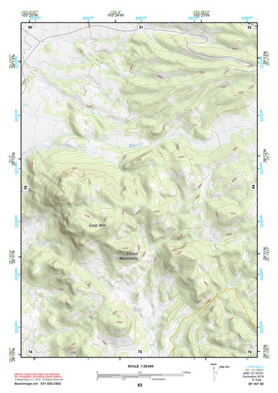 29103SE Page 63 Chisos Mountains Topo Preview 1