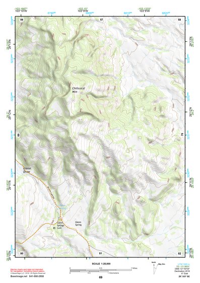 29103SE Page 69 Chisos Mountains Topo Preview 1