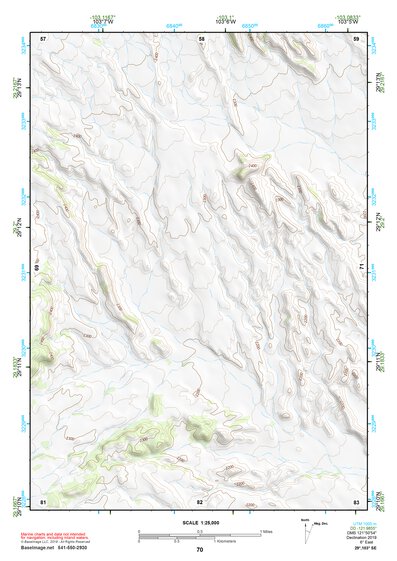 29103SE Page 70 Chisos Mountains Topo Preview 1