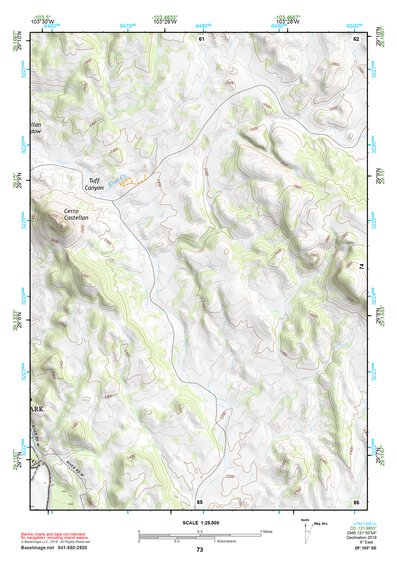 29103SE Page 73 Chisos Mountains Topo Preview 1