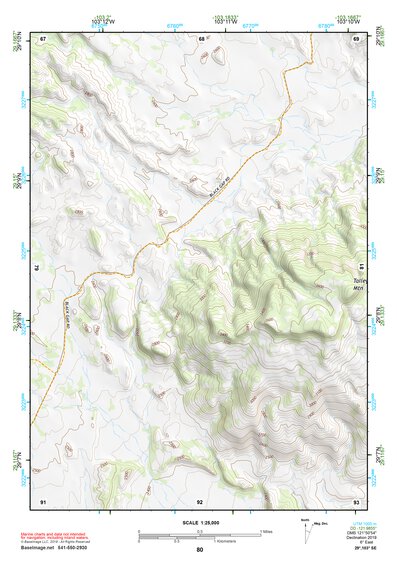 29103SE Page 80 Chisos Mountains Topo Preview 1
