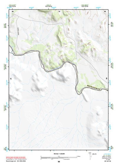29103SE Page 98 Chisos Mountains Topo Preview 1