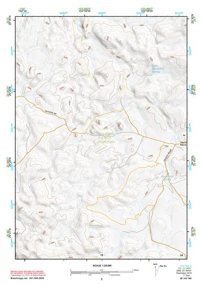 29103SW Page 1 Chisos Mountains Topo Preview 1
