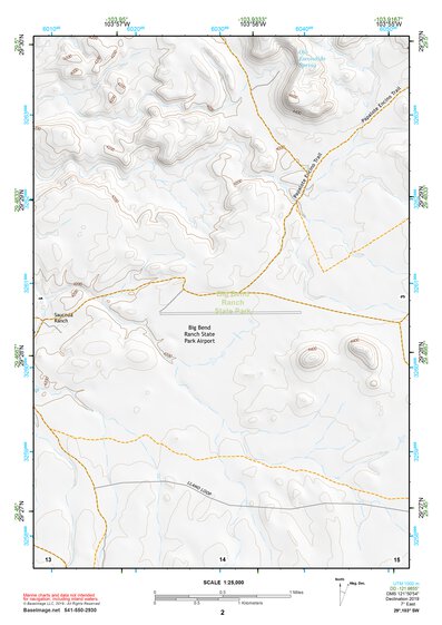 29103SW Page 2 Chisos Mountains Topo Preview 1