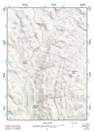 29103SW Page 4 Chisos Mountains Topo Preview 1