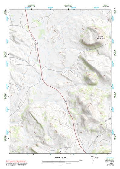29103SW Page 12 Chisos Mountains Topo Preview 1