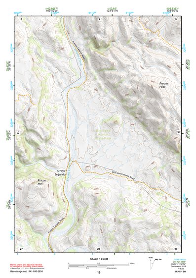 29103SW Page 16 Chisos Mountains Topo Preview 1