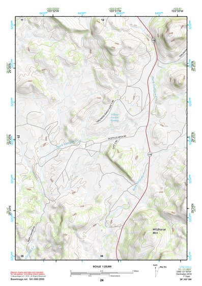 29103SW Page 24 Chisos Mountains Topo Preview 1