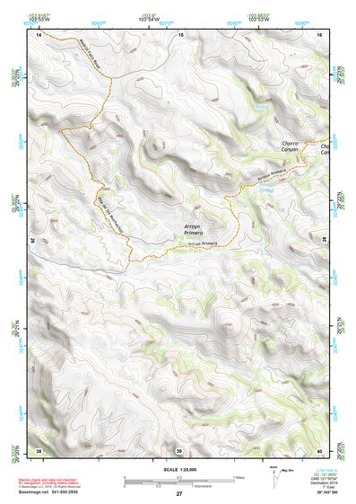 29103SW Page 27 Chisos Mountains Topo Preview 1