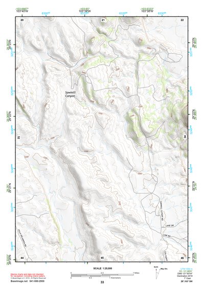 29103SW Page 33 Chisos Mountains Topo Preview 1