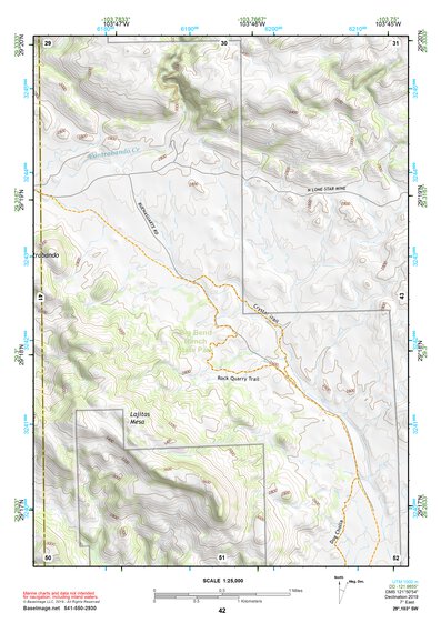 29103SW Page 42 Chisos Mountains Topo Preview 1