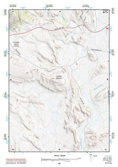 29103SW Page 47 Chisos Mountains Topo Preview 1