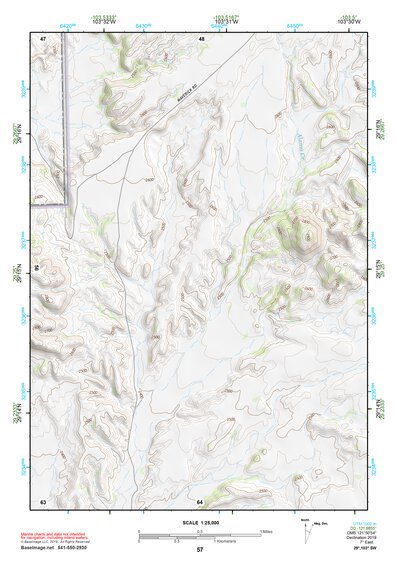 29103SW Page 57 Chisos Mountains Topo Preview 1