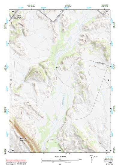 29103SW Page 62 Chisos Mountains Topo Preview 1