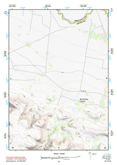 30102NE Page 9 Fort Stockton Topo Preview 1