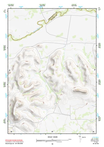 30102NE Page 11 Fort Stockton Topo Preview 1