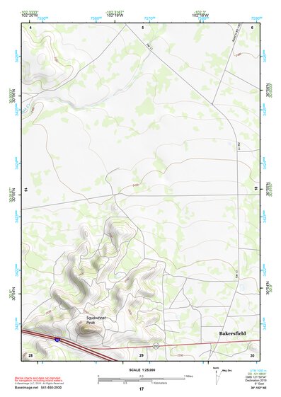 30102NE Page 17 Fort Stockton Topo Preview 1