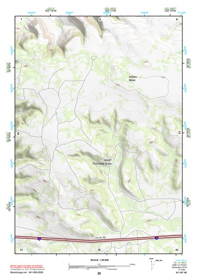 30102NE Page 20 Fort Stockton Topo Preview 1