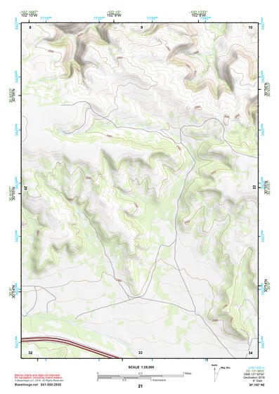 30102NE Page 21 Fort Stockton Topo Preview 1