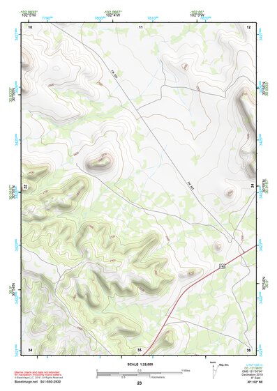 30102NE Page 23 Fort Stockton Topo Preview 1