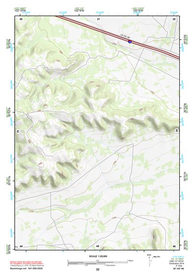 30102NE Page 33 Fort Stockton Topo Preview 1