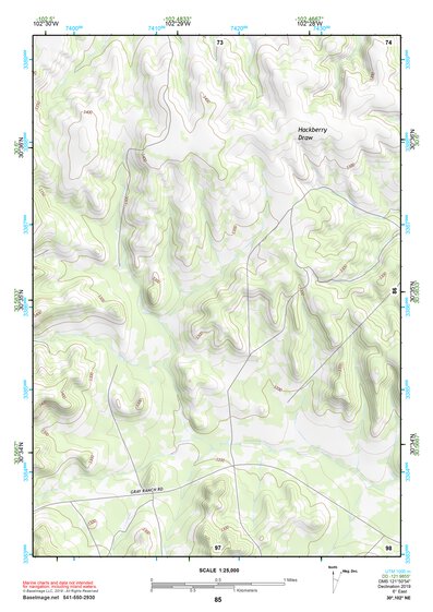 30102NE Page 85 Fort Stockton Topo Preview 1