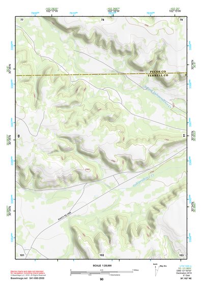 30102NE Page 90 Fort Stockton Topo Preview 1