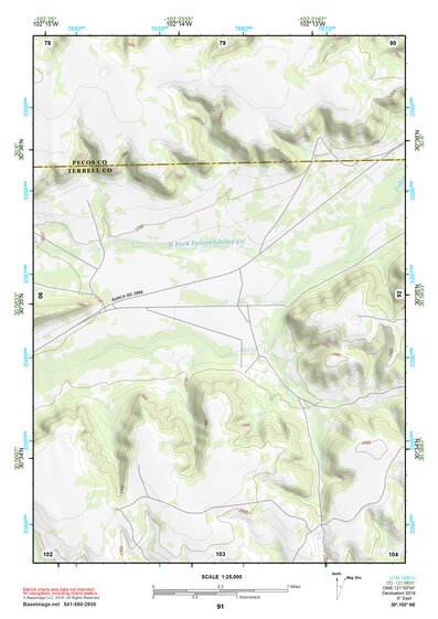 30102NE Page 91 Fort Stockton Topo Preview 1