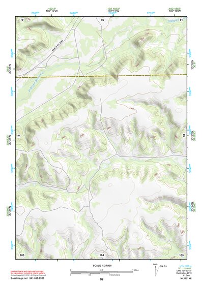 30102NE Page 92 Fort Stockton Topo Preview 1