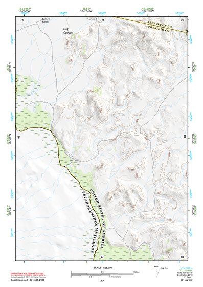 30104NW Page 87 Mount Livermore Topo Preview 1