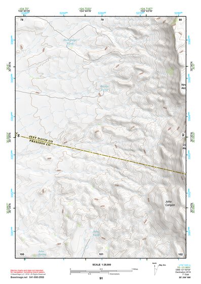 30104NW Page 91 Mount Livermore Topo Preview 1