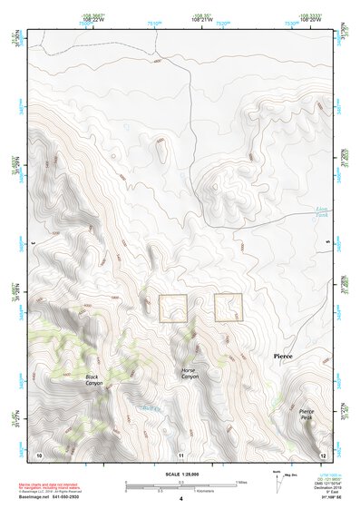 31108SE Page 4 Alamo Hueco Mountains Topo Preview 1
