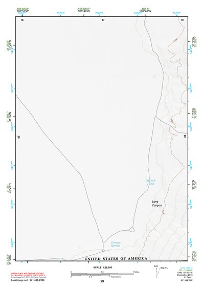 31108SW Page 29 Alamo Hueco Mountains Topo Preview 1