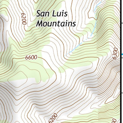 31108SW Page 30 Alamo Hueco Mountains Topo Preview 3