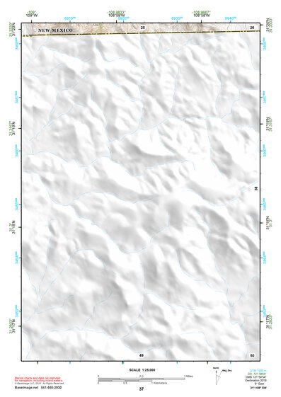 31108SW Page 37 Alamo Hueco Mountains Topo Preview 1