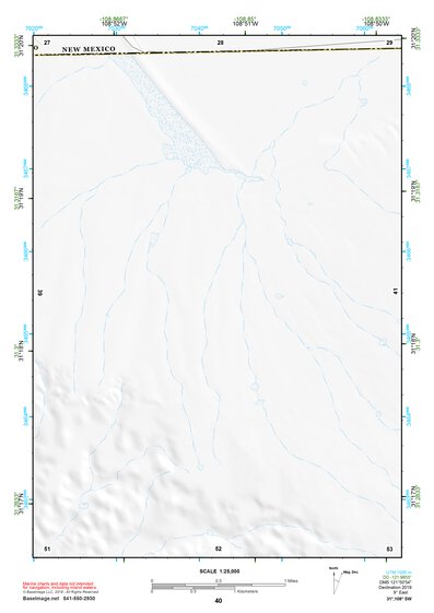 31108SW Page 40 Alamo Hueco Mountains Topo Preview 1