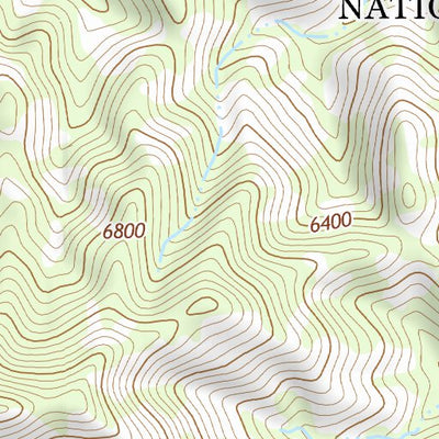 31109NE Page 7 Chiricahua Peak Topo Preview 3