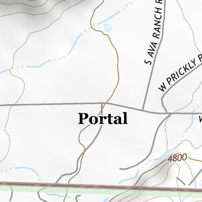 31109NE Page 21 Chiricahua Peak Topo Preview 2