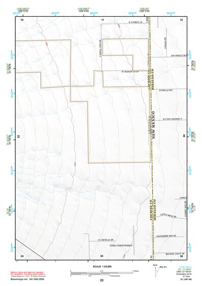 31109NE Page 23 Chiricahua Peak Topo Preview 1