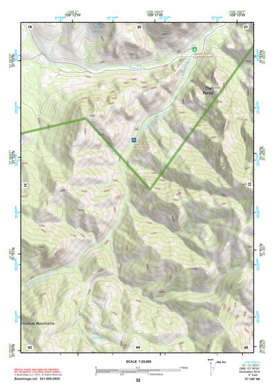 31109NE Page 32 Chiricahua Peak Topo Preview 1