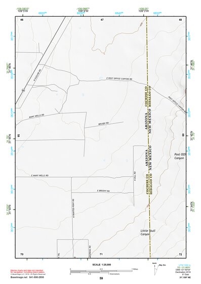 31109NE Page 59 Chiricahua Peak Topo Preview 1