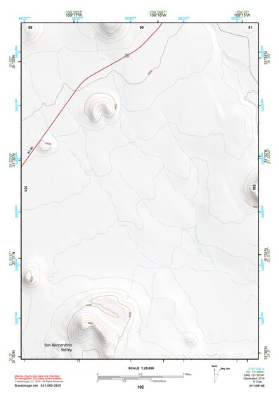 31109NE Page 102 Chiricahua Peak Topo Preview 1