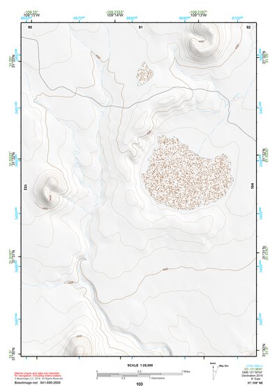 31109NE Page 103 Chiricahua Peak Topo Preview 1