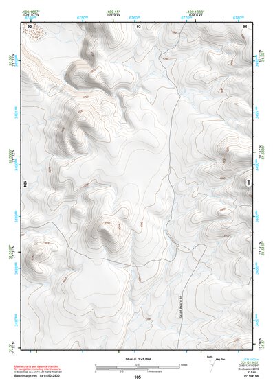 31109NE Page 105 Chiricahua Peak Topo Preview 1